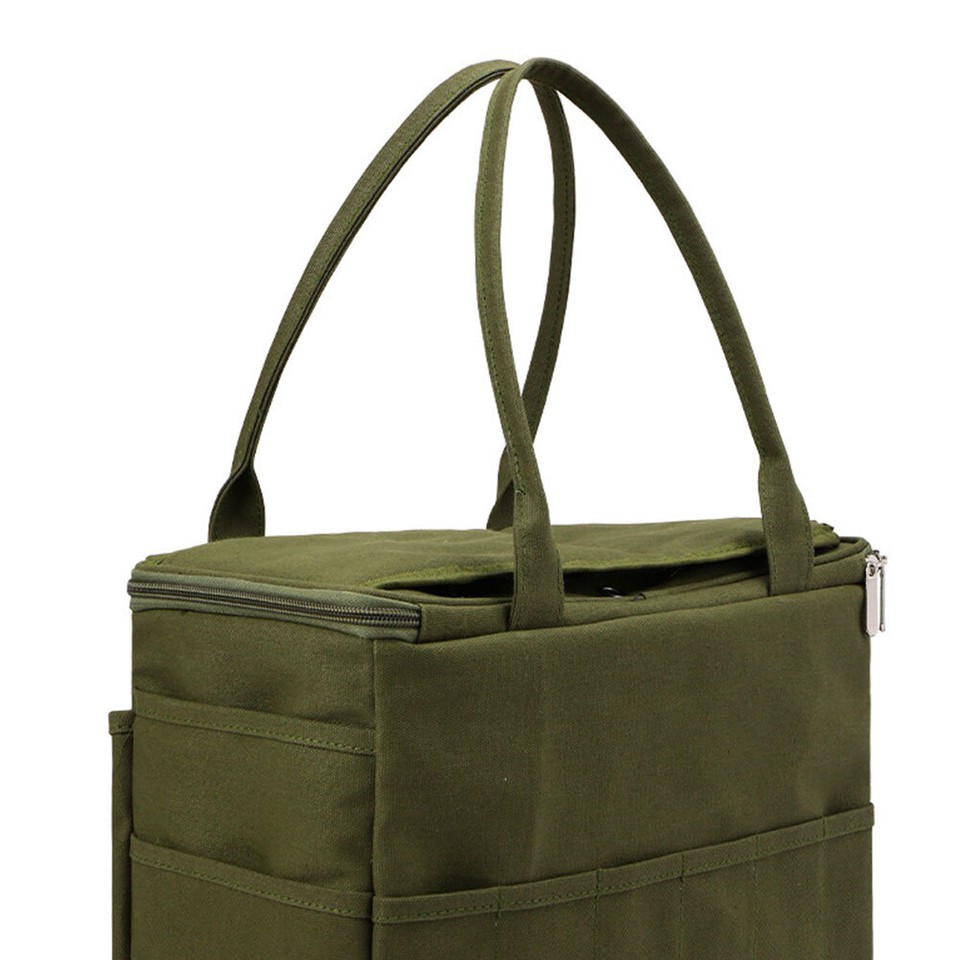 Canvas Yarn Storage Bag Solid Knitting Bag for Hooks Knitting Needles