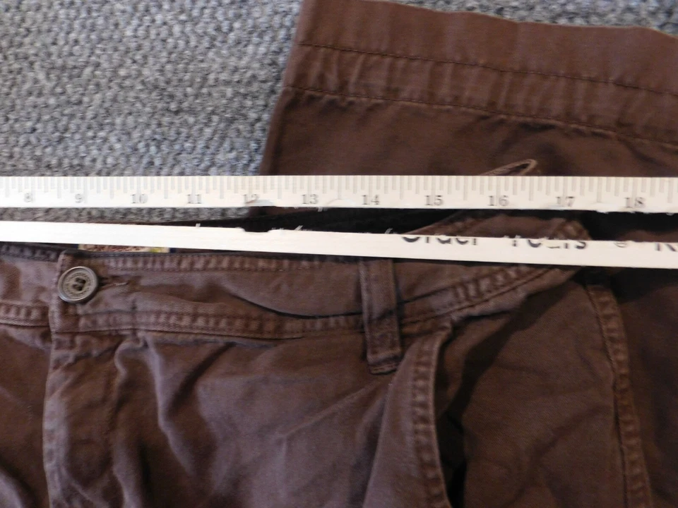 Pantalón mujer Caribbean Joe 14 marrón cargo recto Foto 3 de 4