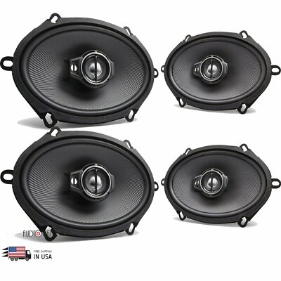 KENWOOD スピーカー シルバー Amazon.com: Kenwood KFC-C5796PS 5x7 Oval Custom Fit 2-Way 2