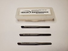 Hertel HSS #6-32 H3 Three Flute Hand Tap Three Piece Set Made in USA