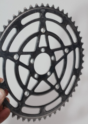 Plateau Stronglight 49D Percé - 52 Dents, Aluminium, Pour Vélo Course - Compatible TA