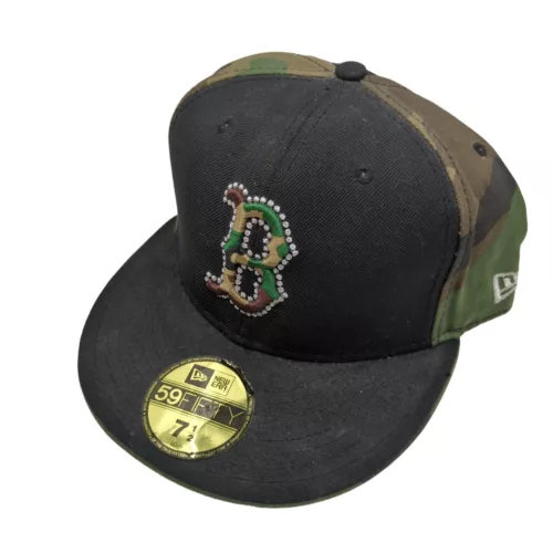 New Era 59Fifty Men's Cap Hat MLB Boston Red Sox Camo Camo Size 7 1/2 