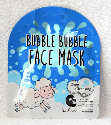 BUBBLE BUBBLE FACE MASK tiefreinigende Sheet Mask Blasenmaske 25ml - Neu