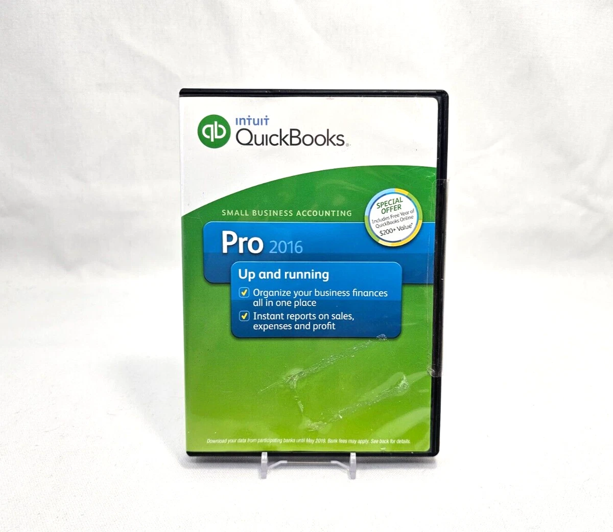 Intuit QUICKBOOKS DESKTOP PRO 2016 Windows 10 - NOT A SUBSCRIPTION.