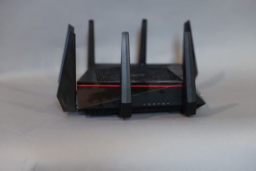 Asus RT-AC5300 Wireless Tri-Band Gigabit Router with Asus RP-AC68U Access Point