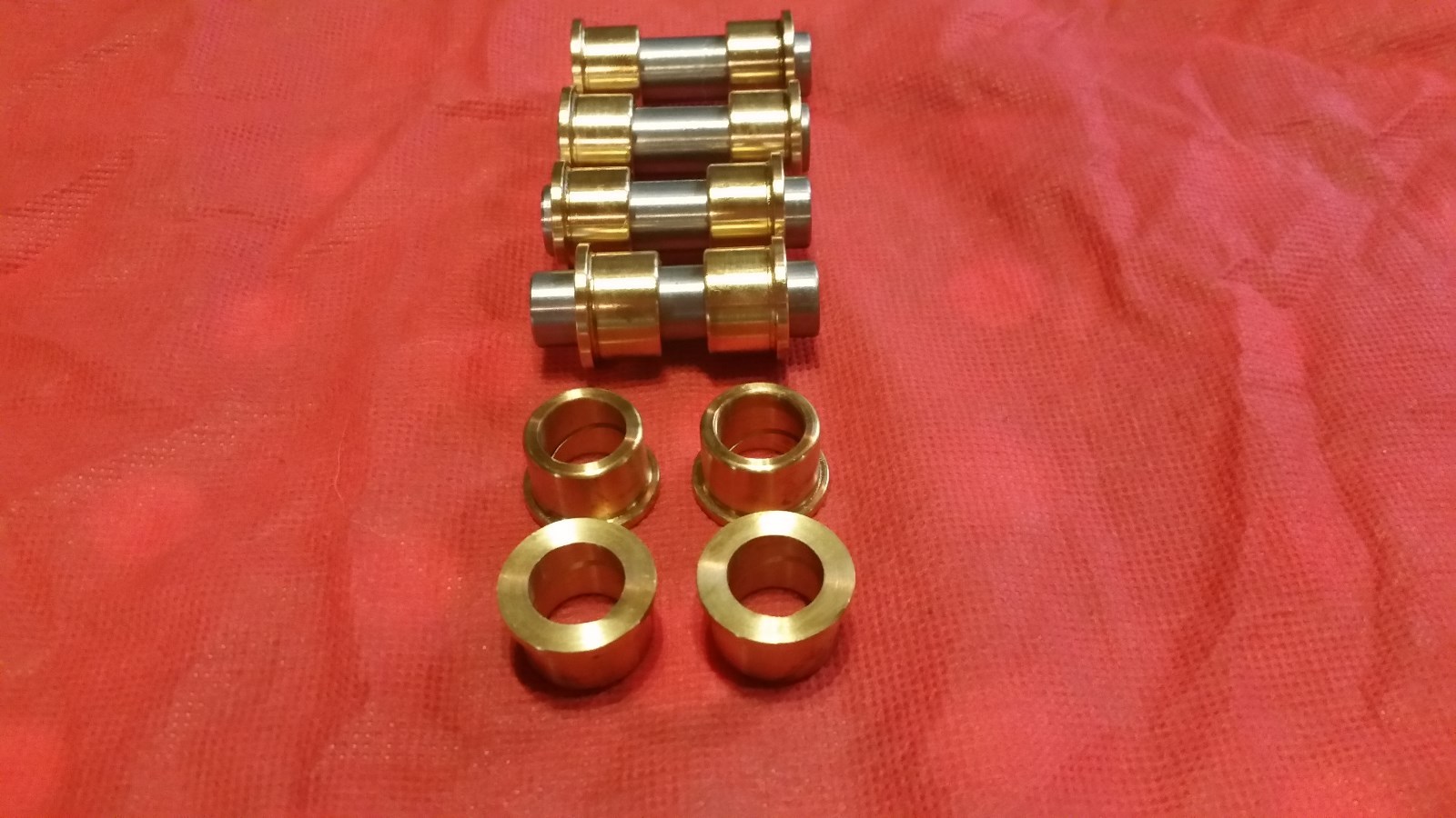 Bagues bronze triangle quad Yamaha ultra résistantes contre le jeu de suspension