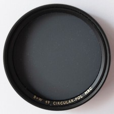 B W 49mm Circular Polarizer Lens Filter F-Pro MRC Polarizing Made in Germany
