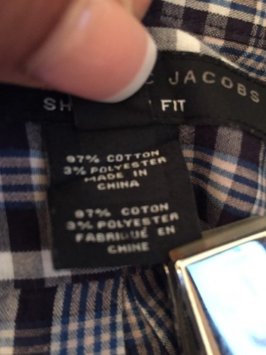 Hemd Herren XL Marc Jacobs blau kariert - Bild 12 von 12