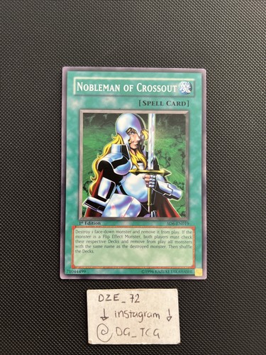 Nobleman Of Crossout SD6-EN019 Precios | YuGiOh Structure Deck: Spellcaster's Judgment | Tarjetas De YuGiOh