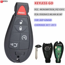 KEYLESS GO REMOTE KEY FOB FOBIK FOR JEEP GRAND CHEROKEE SMART IYZ-C01C 05026453