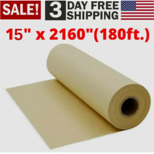 Brown Kraft Paper Roll For Crafts Gift Wrapping Packing Postal Shipping Covering