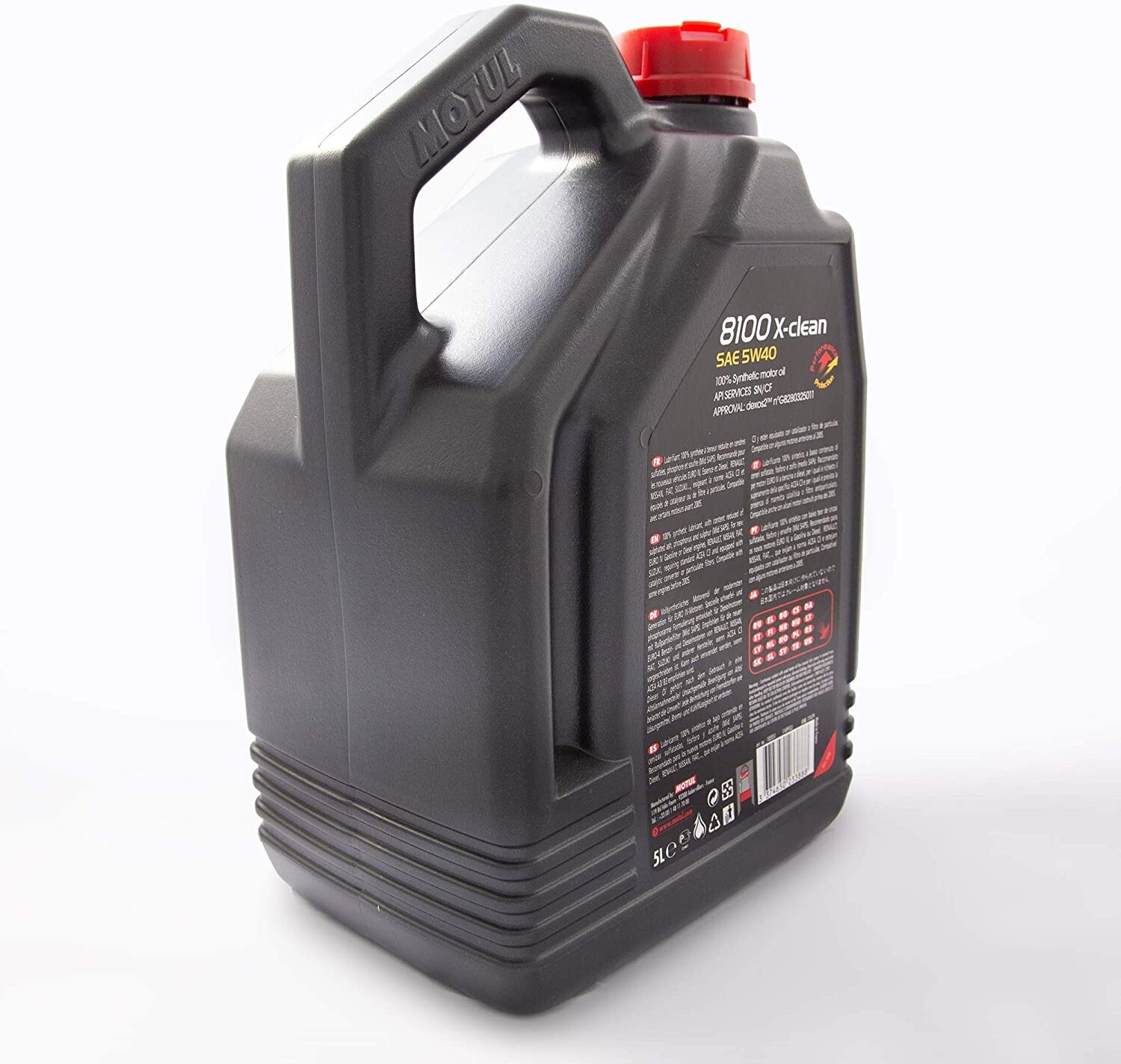 Motul 8100 X-clean 5W40 Synthetic Motor Oil 5 Liters (102051)