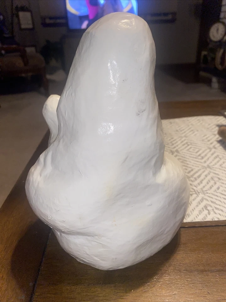 Halloween Paper Mache Ghost The White Candle Co Vintage Happy Halloween - Image 4 of 4