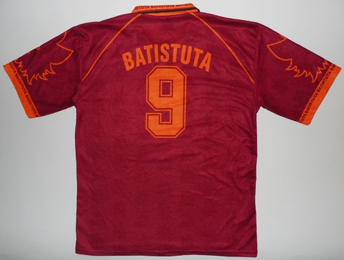Batistuta Roma Replica Football Jersey Shirt Maglia Italy 1999/2000 | eBay
