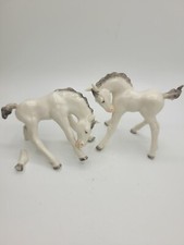 Antike Müller&Co Volkstedt Porzellan Pferde Figuren Miniaturen 