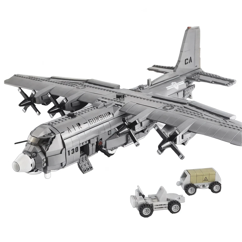 AC-130 Hercules Air Gunship Building Blocks Plane- Ground-Attack Aircraft - Image 3 of 4