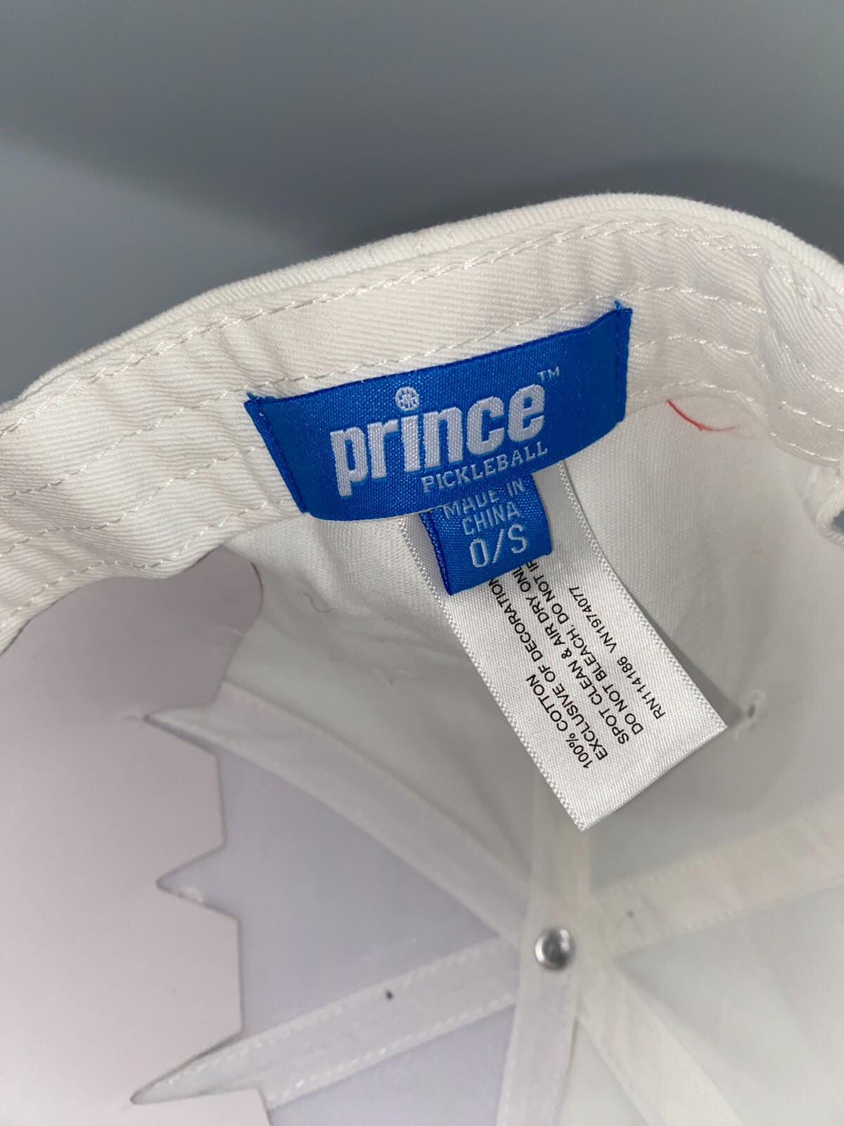 Prince Pickleball Adjustable Strapback Hat Cap Wh… - image 5