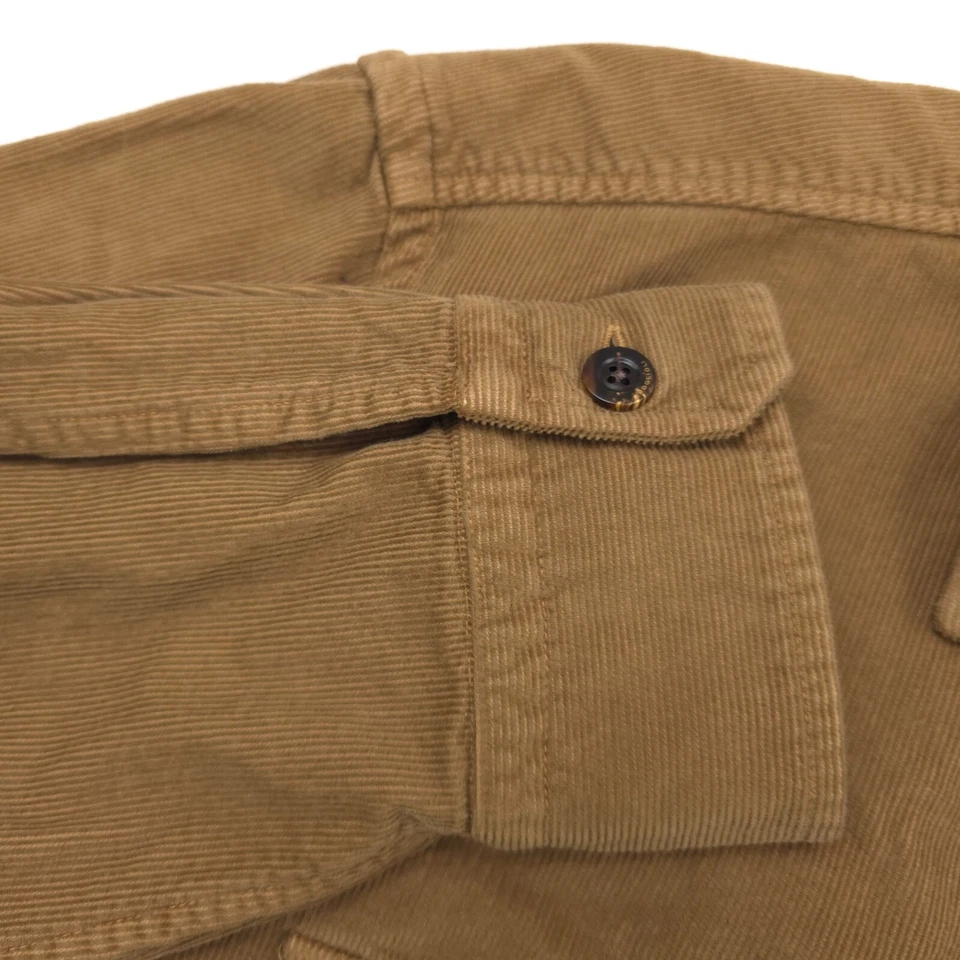 $995 Boglioli Tostado Pana Sobrecamisa Chaqueta Hecha en Italia Para Hombres Talla XL Foto 3 de 4