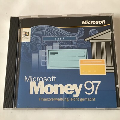 MICROSOFT MONEY 97 FINANZVERWALTUNG PC CD-ROM VINTAGE