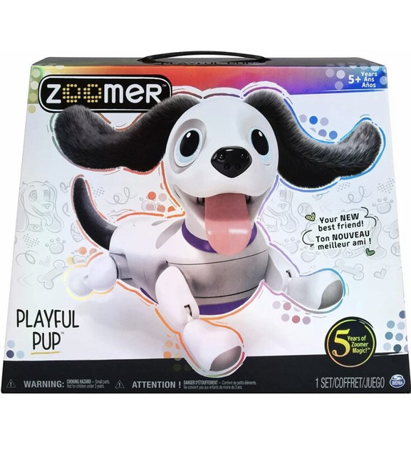ZOOMER PLAYFUL PUP Interactive Robotic Dog with Realistic Movement & Sounds PINK | eBay