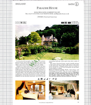 Paradise House Holloway Bath David Lanz / Villa Magdala Roy Thwaites - 2001