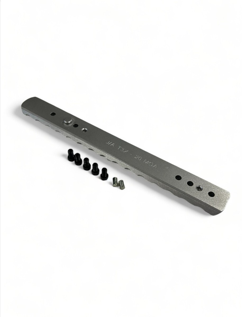 Tikka T3x 20 MOA Picatinny Rail Base Mount Stainless Steel