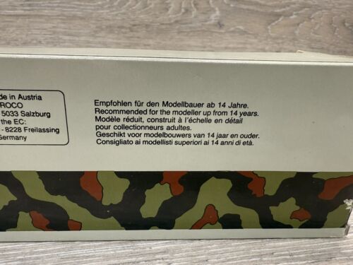 ROCO MINITANKS 804, HO, LIMITED EDITION - DB STAKE FLAT CAR & ARMORED VEHICLES - Picture 5 of 12