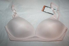 NEW WARNER'S flex revolution BRA WHAT WIRE RD3761A PINK poke free demi
