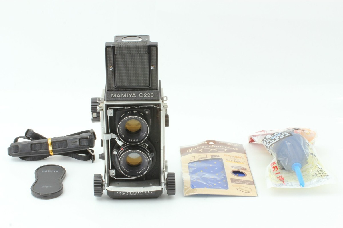 値下げ　美品　MAMIYA マミヤ C220 PROFESSIONAL 80ミリ Near Mint ] Mamiya C220 Pro TLR Camera w/ 80mm f3.7 Lens