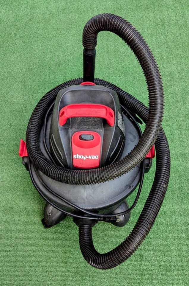 Shop-Vac 6 galones 3,0 HP pico seco húmedo resistente taller aspiradora + accesorios usado en excelente estado Foto 2 de 4