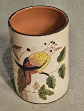 Santa Barbara Ceramic Design Laurie Linn Hand Painted Pottery Peru Wine Cooler