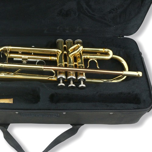 Musical Bb Standard Trumpet with 7C Mouthpiece Hard Case Strap for Music Fan - Picture 9 of 17