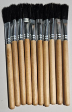 PASTE BRUSH Brushes 1/2 INCH 17 CM LENGTH PAINT BRUSHES PACK OF 10