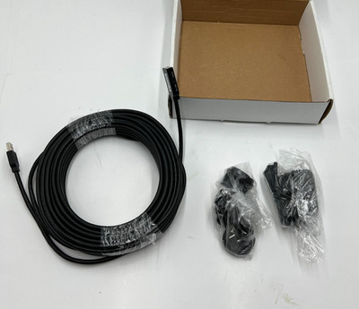 StarTech USB2AAEXT15M 15M/49 Ft USB 2.0 Cable, Extension Cable M/F Black