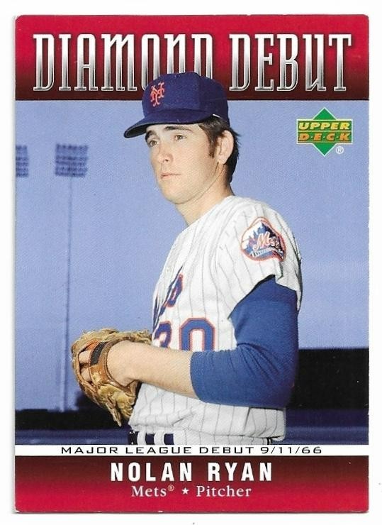 NOLAN RYAN 2006 Diamond Debut Upper Deck Baseball card #DD-32 New York Mets NM