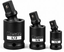 3Pcs Impact Universal Joint Socket Swivel Set...