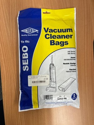 Staubsauger Papiertüten passend für Sebo, Jeyes, Karcher, Reckitt Ensign