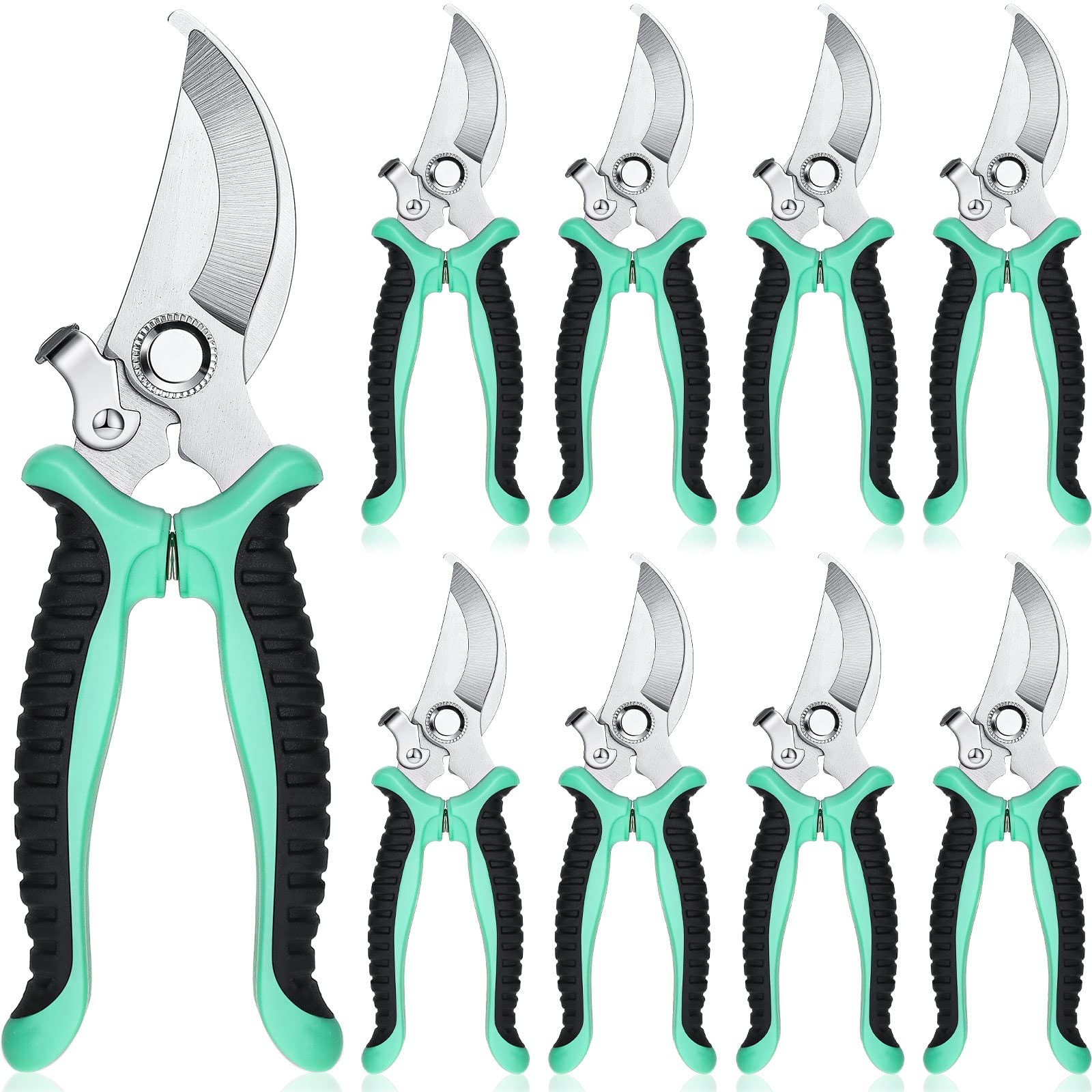 9Pcs Garden Shears Pruning Clippers Heavy Duty