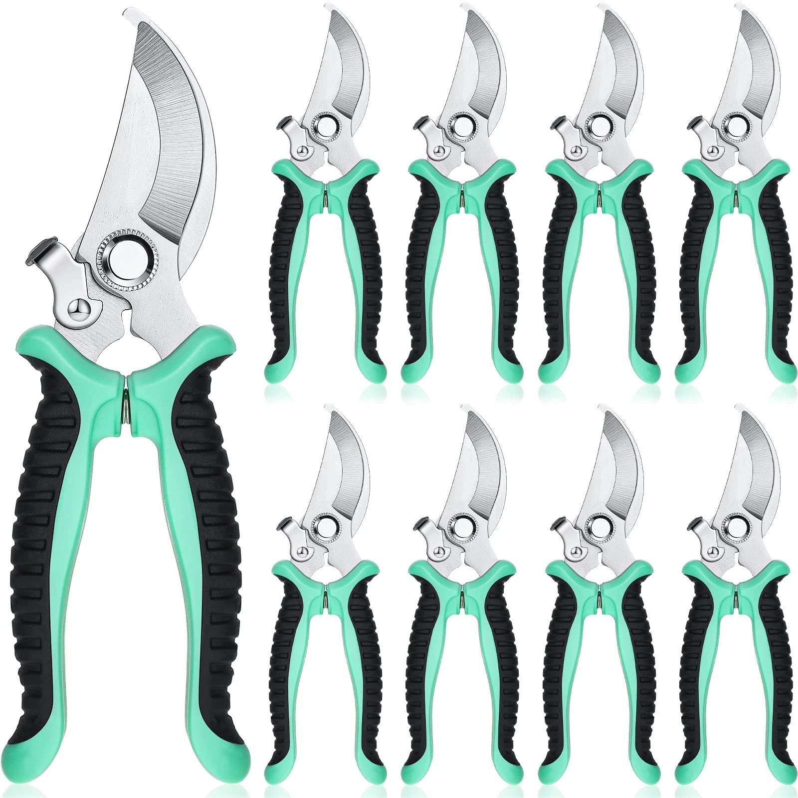 9 Pcs Garden Shears Pruning Garden Clippers Bulk Bypass Pruner Heavy Duty for...
Opens in a new wind