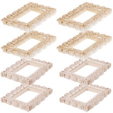 10 Pcs Miniature Resin Picture Frames Small Vintage Photo Frame Ornaments