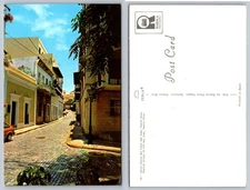 Old San Juan Puerto Rico Street View Postcard