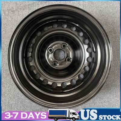 New 15'' Wheel For 2018-2022 Kia Rio Replacement Black Steel Rim OEM Deisgn Wheel