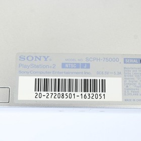Sony PlayStation 2 PS2 Slim Silver Console SCPH-75000 Boxed Tested