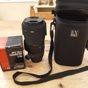 【MINT-】Sigma 70-200mm f/2.8 II EX APO DG MACRO HSM  For Nikon F   1.4 converter