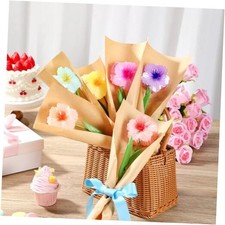 Hibiscus Flower Hair Clip DIY Bouquet Making Craft Kit, 6 Pcs Hawaiian Flower