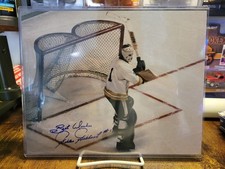 Gilles Gilbert Autographed 8x10 Photo Boston Bruins 
