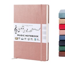 BEECHMORE BOOKS Blank Sheet Music Notebook   A4 8.5x11.5 for Songwriters, Mus...