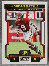 Jordan Battle 2023 Score Base Rookie Card #386. rookie card picture