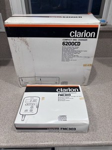 NOS Clarion 6200CD MULTI 6 CD Car Audio Changer w/ FMC-303 Changer Controller