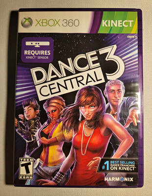 Harmonix Dance Central 3 Microsoft Xbox 360 2012 T NTSC-U/C Kinect Compatible
